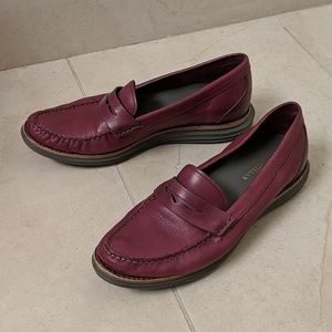 Cole Haan Nike Lunargrand purple grey loafers 6.5